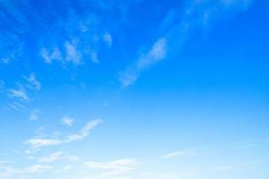 Textura de fondo de cielo azul con nubes blancas. foto