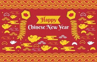 Happy Chinese New Year Background vector