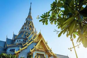 Wat Sothonwararam is a Buddhist temple in the historic centre and is a Buddhist temple is a major tourist attraction in Chachoengsao Province, Thailand. photo