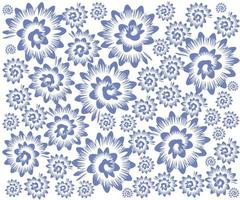 floral abstract pattern in very peri color