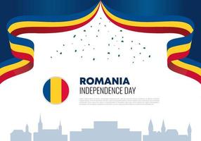 Romania independence day for national celebration on december 1 st. vector