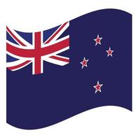 bandera nacional de nueva zelanda vector