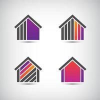 vector house logo for company