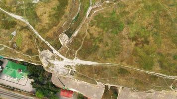 Aerial survey of the relief of the territory of Inkerman, Crimea photo