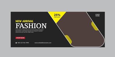 fashion sale web banner template Free download vector