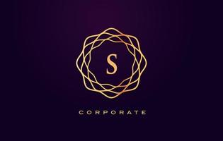 s Luxury Logo. Monogram Letter Design Vector