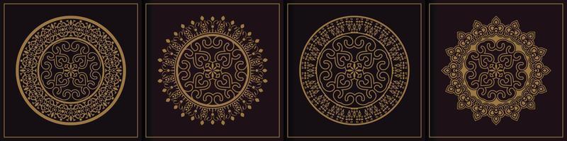 VIntage mandala design collection template vector