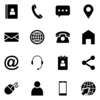 social media and web icons vector