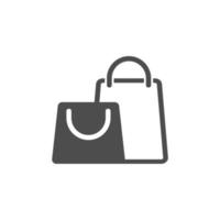 icono de carrito de compras sobre un fondo blanco vector