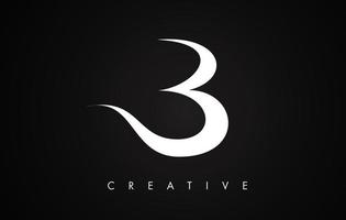 B Letter Modern Trendy Design Logo. Letter B Icon Logo with Modern Monogram vector