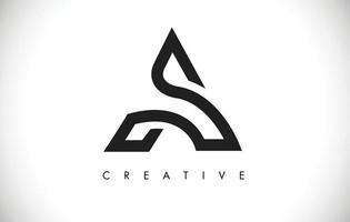 A Letter Modern Trendy Design Logo. Letter A Icon Logo with Modern Monogram vector