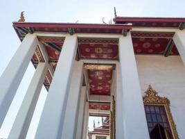 Loha Prasat Wat Ratchanatda temple in Bangkok Thailand. photo