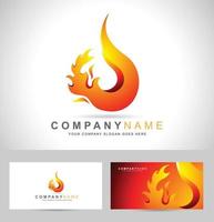 Fire Flame Logo vector