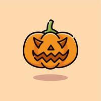 Illustration vector graphic of Halloween pumpkin