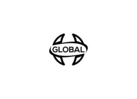 creative globe logo design vector icon template