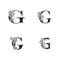 letter G logo icon design template elements for your application or company identity vector