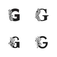 letter G logo icon design template elements for your application or company identity vector