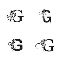 letter G logo icon design template elements for your application or company identity vector
