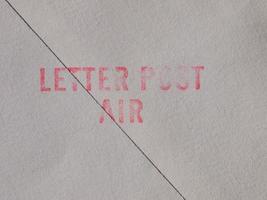 Letter post air photo