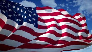 united states flag country national nation wind banner background white patriot red waving patriotism symbol america us u.s.a usa video