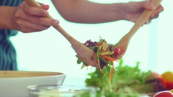Concepto de estilo de vida de cocina saludable nutrición de alimentos orgánicos fondo de dieta experta video