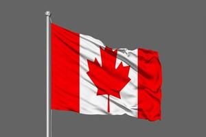 bandera de canadá foto