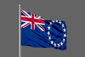 Cook Islands Waving Flag photo