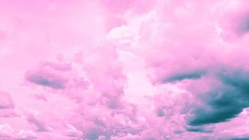 abstract cloudy background blue and pink pastel color photo