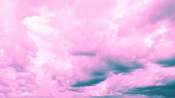 abstract cloudy background blue and pink pastel color photo