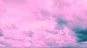 abstract cloudy background blue and pink pastel color photo