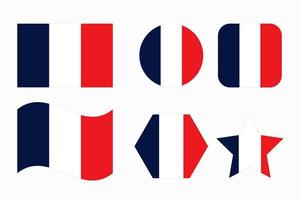nueva bandera de francia en 2020 vector