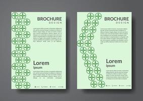 simple and unique brochure design template vector