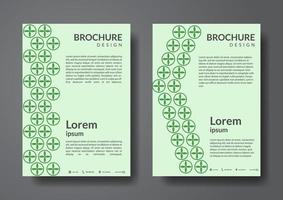 simple and unique brochure design template vector