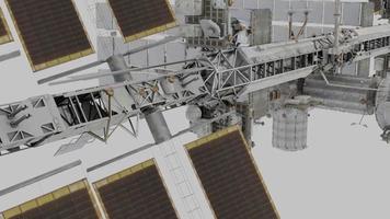 tecnologia della macchina spaziale robot rover per l'esplorazione marte luna 3d sfondo moderno