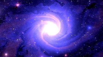 galassia a spirale via lattea sistema solare timelapse cielo notturno stelle sfondo bella nebulosa animazione video
