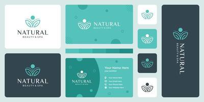 Luxury logo design concept, Flower lotus logo, Beauty or spa logo template vector