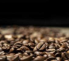 close up of coffee beans photo