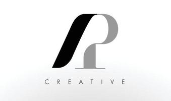 A P Letter Logo Design. Creative AP Letters Icon vector