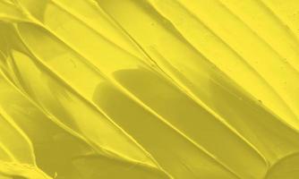 An abstract acrylic painting background with yellow color photo