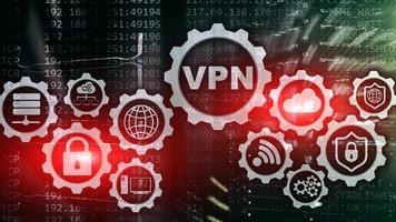 Secure VPN Connection. Virtual Private Network or Internet Security Concept photo