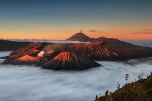 Mount Bromo Volcanic Sunrise photo