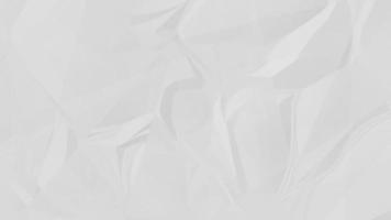 White crumpled sheet of paper. Realistic illustration of crushed empty blank paper page. Creased and wrinkled paper texture background. photo