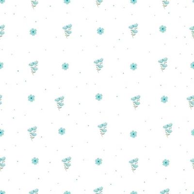 Cute simple Floral pattern in the small blue flower. Seamless vector texture. Printing with small blue flowers. spring flowers, summer flowers.