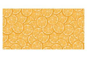 orange ftuit background vector