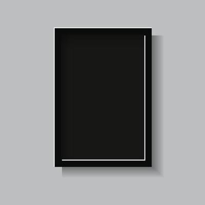 Hanging blackboard with flat design style