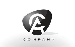 AC Logo.  Letter Design Vector. vector