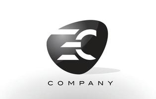 EC Logo.  Letter Design Vector. vector