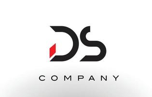 DS Logo.  Letter Design Vector. vector