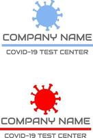 Covid19 test center vector