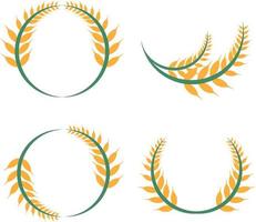 Farming company logo tamplate vector